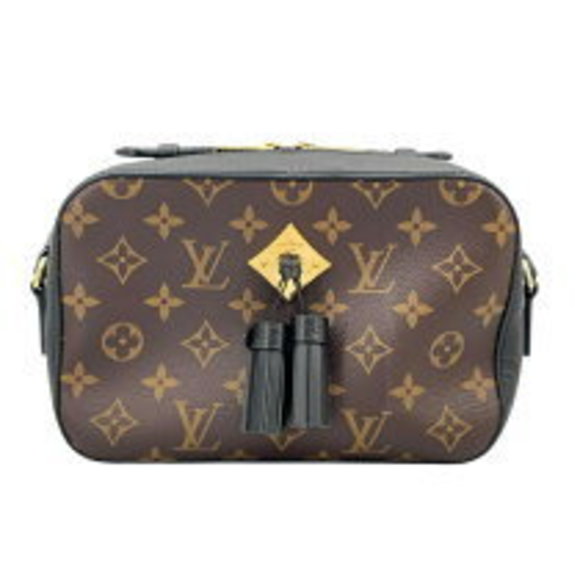 Louis Vuitton Saintonge Brown Noir Black Monogram Shoulder Bag - Picture 1 of 7